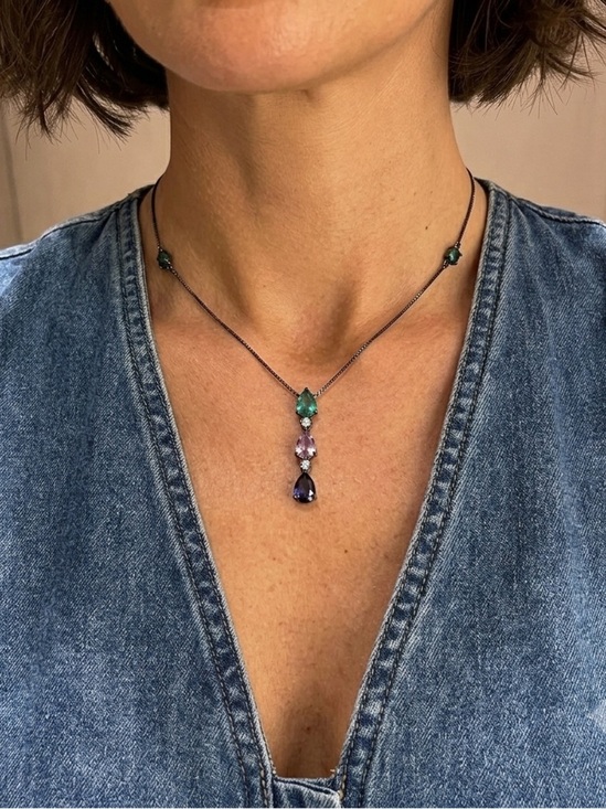 Joliet Jewelry - STONE Pendant Necklace